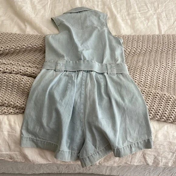 Show Me Your MuMu Light Denim Sleeveless Jumpsuit - Picture 3 of 3